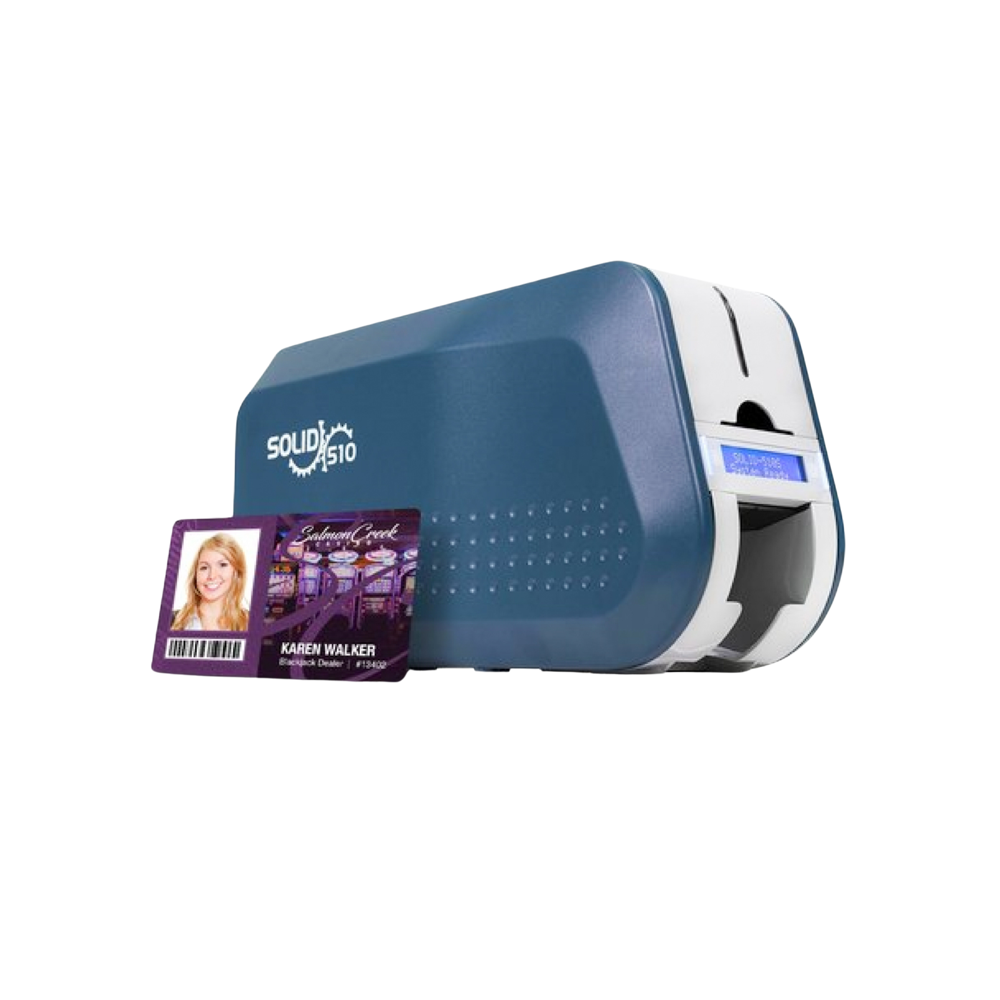 Idp Solid 510d Double Side Pvc Id Card Printer - Automatic Grade: Automatic