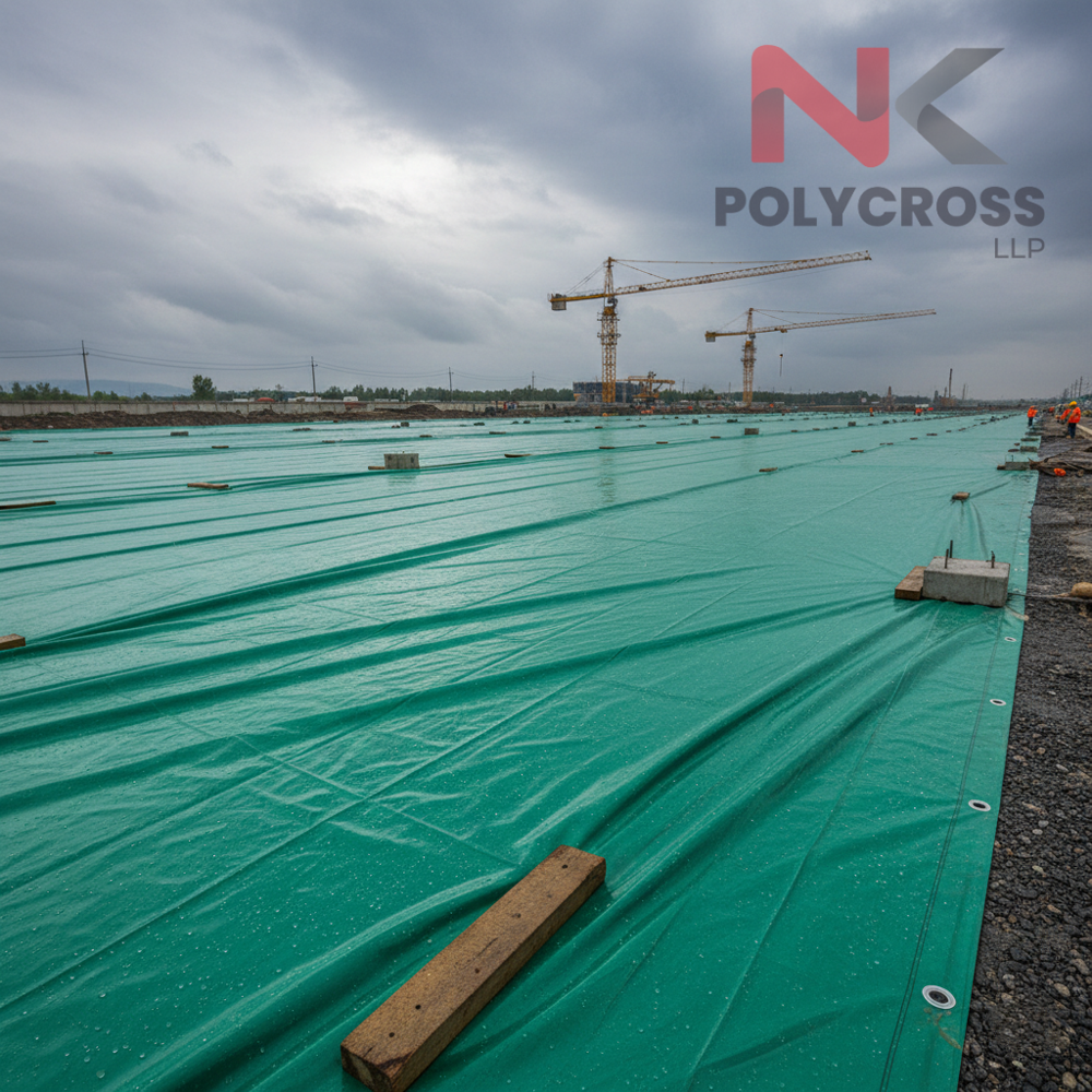Concrete Curing Sheet - Color: Blue