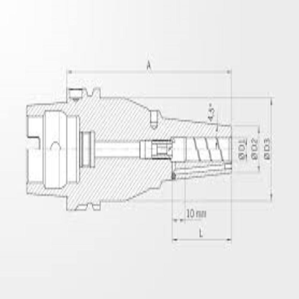 Power Mini shrink chuck Din 69893-1 HSK-A63