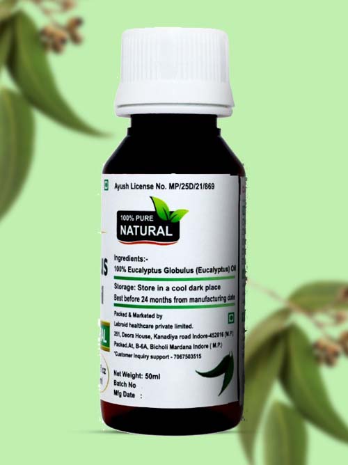 Turcy Eucalyptus Essential Oil  Pure & Natural, Skin & Hair Care & Aromatherapy(50ML)