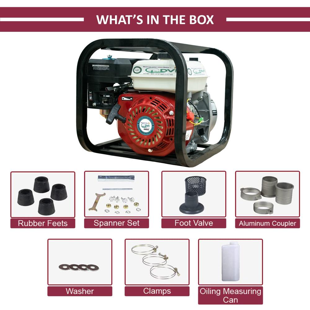 Portable 3 Inch Petrol Water Pump Set