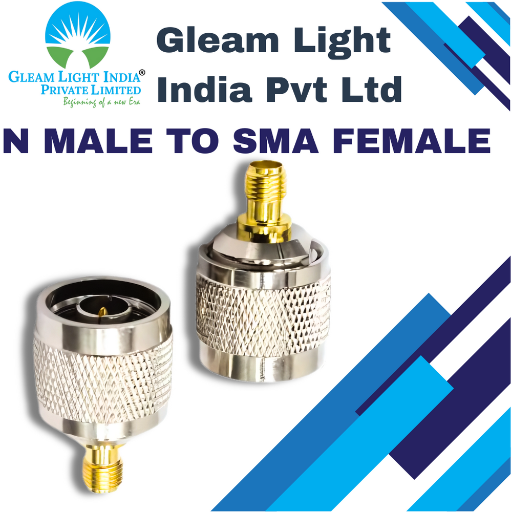 RF Adapter N Male to SMA Female