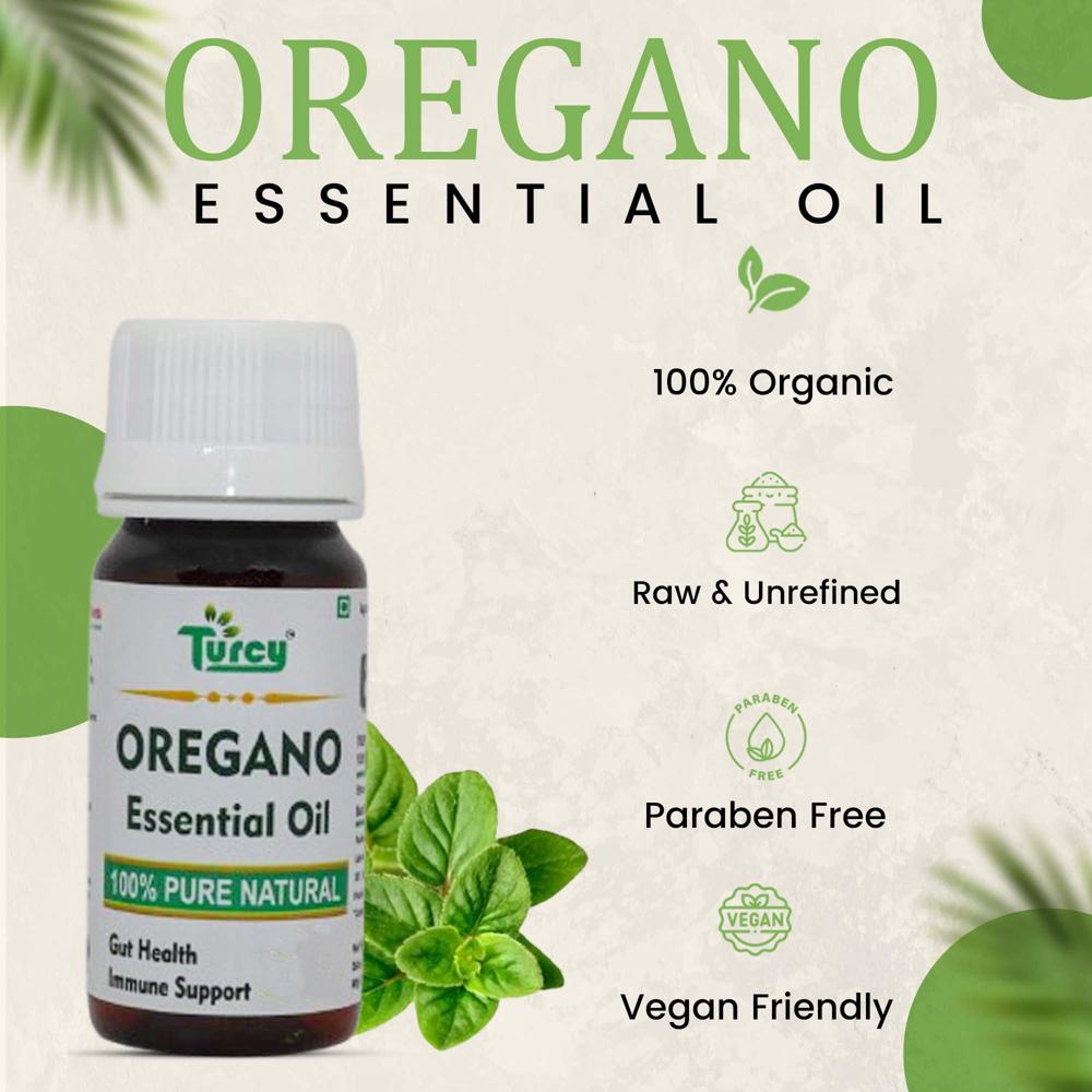 Turcy Oregano Essential Oil | Pure & Natural, For Skin Care, Acne Treatment, Hair Care, Immunity & Aromatherapy(60ml)