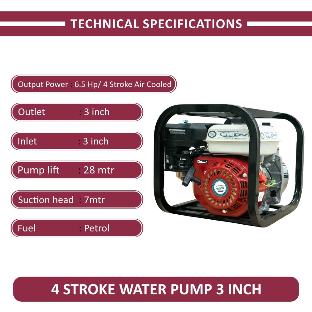 Petrol Water Pump - Capacity: 48000 Ltr/hr