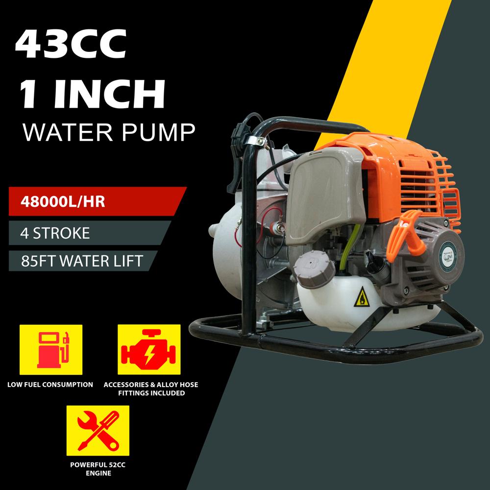 Petrol Water Pump 1 Inch - Color: Multicolur