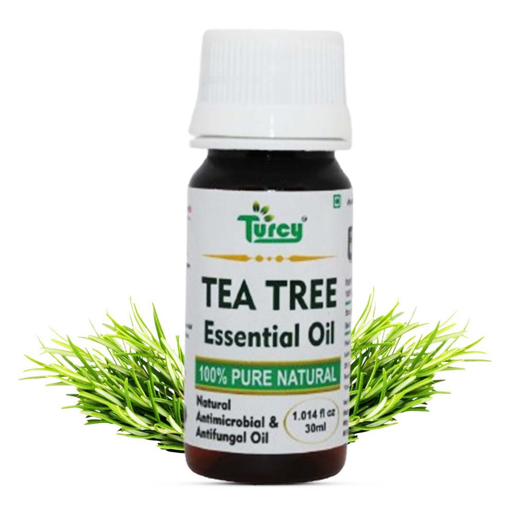 Turcy Tea Tree Essential Oil  Pure, Natural & Cold-pressed For Skin Care, Hair Care,& Acne Treatment(30ml) - Additives: Na