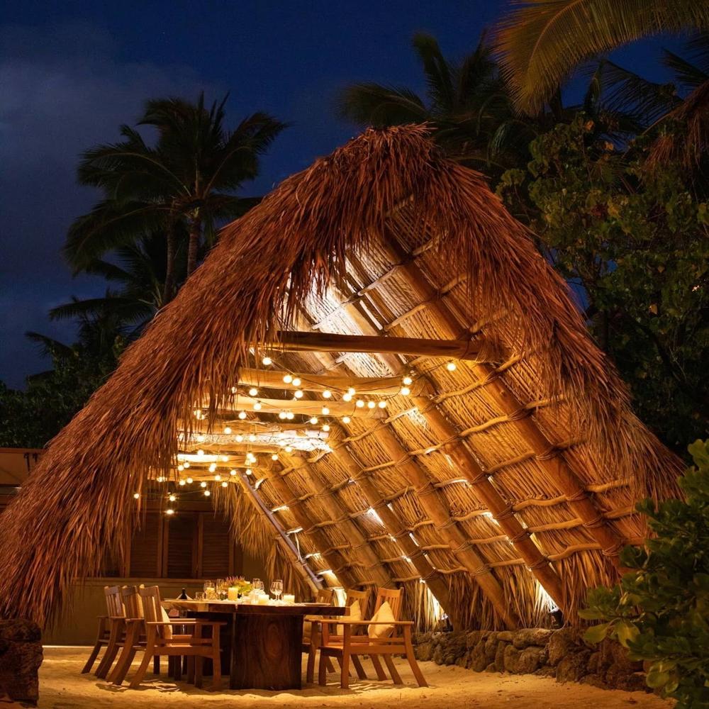 Synthetic Thatch Roofing Panels for Resorts, Cafes & Farmhouses