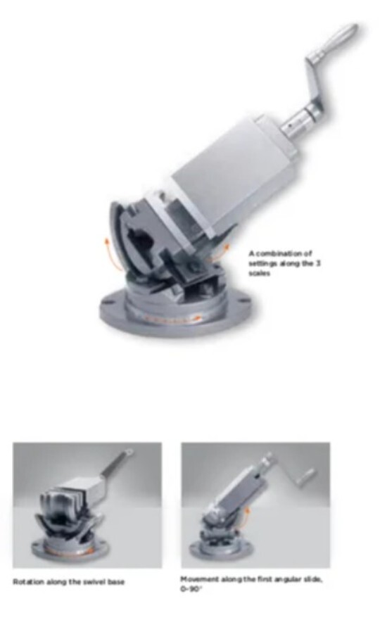 Angular Machine Vice - Color: Silver