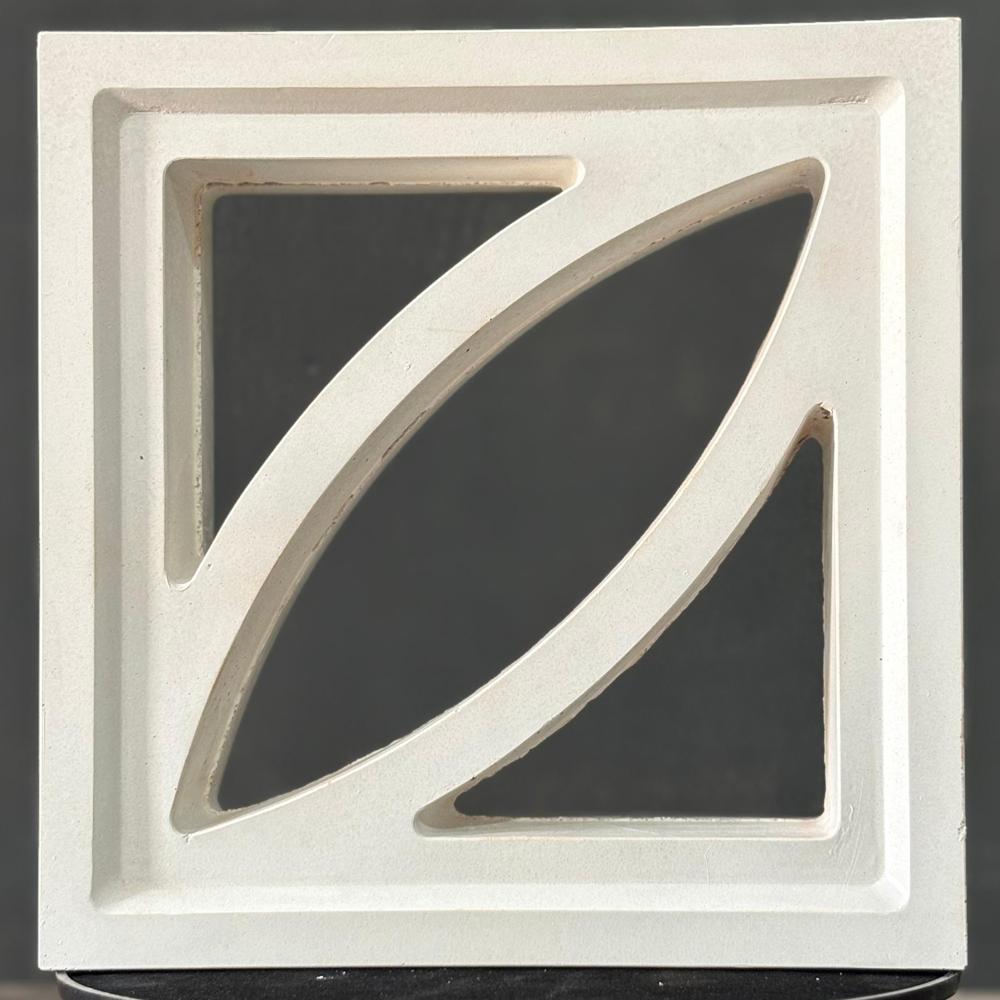 LEAF  WHITE CEMENT JALI