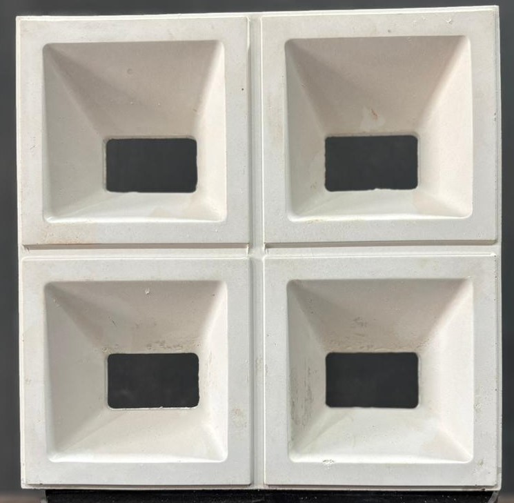 4 Sided Window White Cement Jali - Capacity: 200 Kg