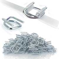 Steel Strapping Buckle Set - Color: Silver
