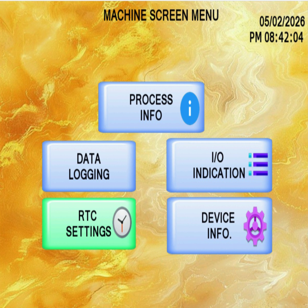 HMI Based Caster Durability Testing Machine Panel