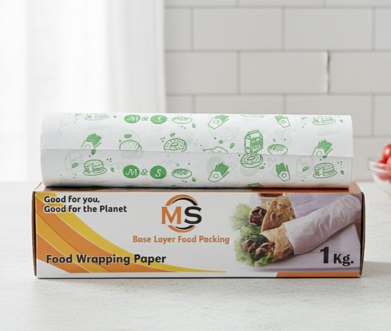 1 kG White Butter Paper Roll