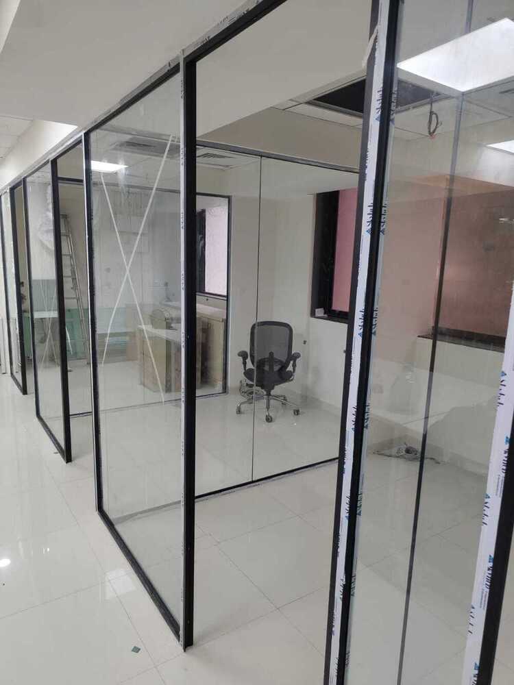 Slim Line Glass Partition - Application: Corporate Offices
