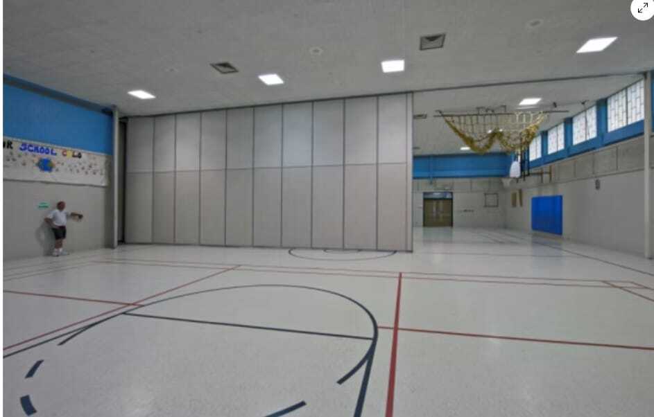 Activity Area Movable Wall Partition - Features: Sliding And Folding Mechanism