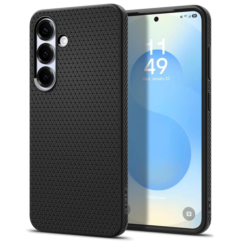 Spigen Liquid Air for Galaxy S25 Case- Matte Black
