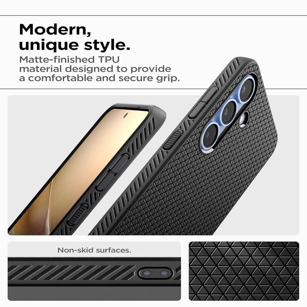 Spigen Liquid Air for Galaxy S25 Case- Matte Black