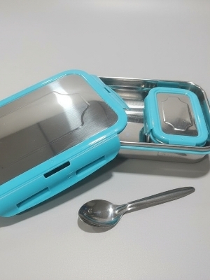 Chefkraft 2 Container Stainless Steel Lunch Box