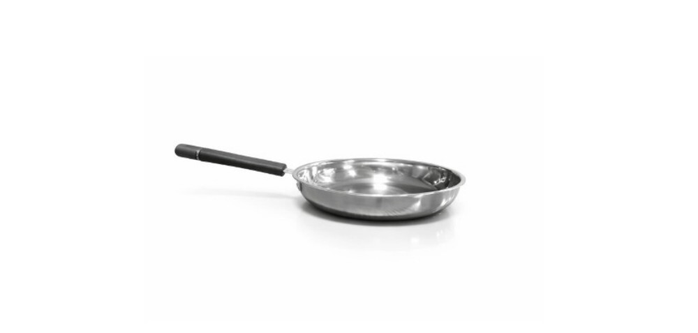 Silver Chefkraft Stainless Steel Fry Pans - Diameter: 22 Cm