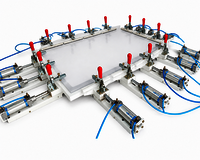 Pneumatic Stretching Clamp - Density: 2.7 Gram Per Cubic Centimeter(g/cm3)