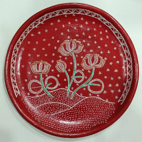 Terracotta Plate Painting