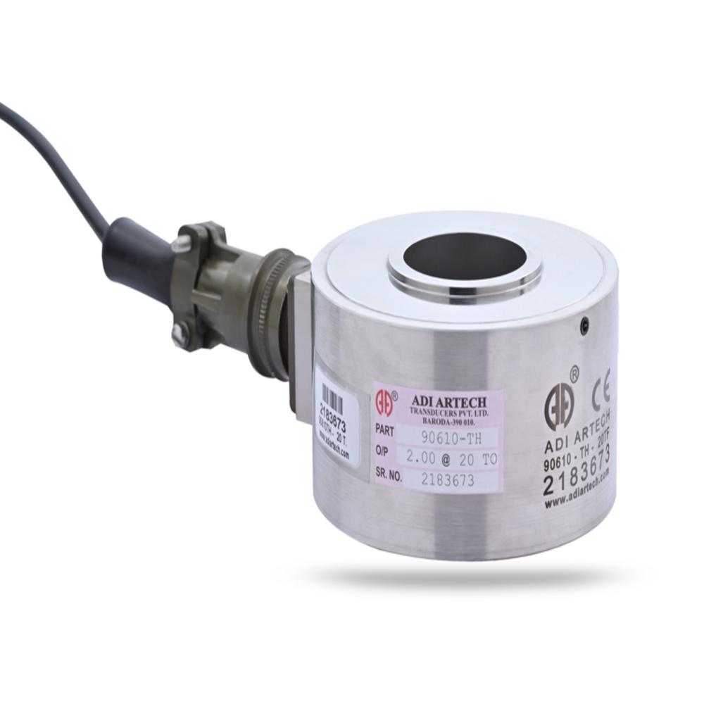 90610-th Through Hole Compression Load Cell Compensated Temperature: 10-50 Celsius (Oc)