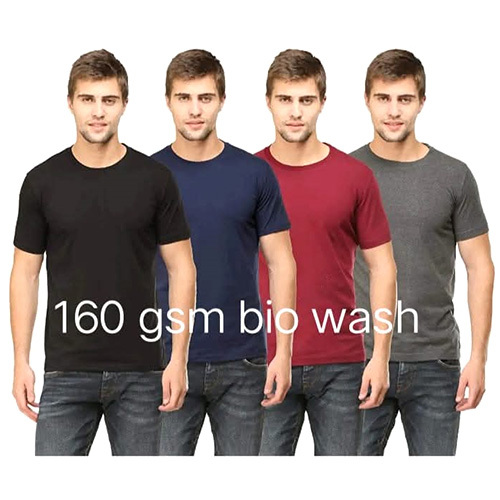 Mens Multi Colours Round Neck T-Shirts