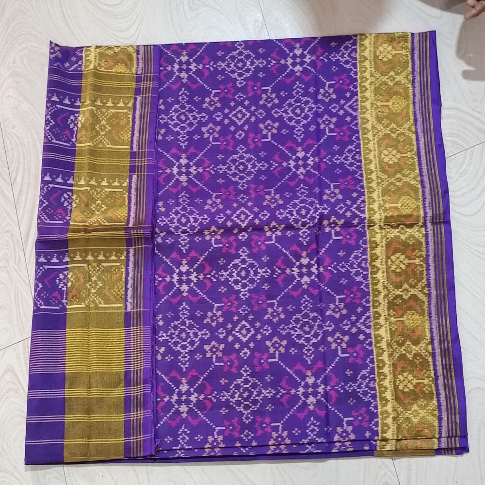 Navratna Purple Rajkot Patola Saree