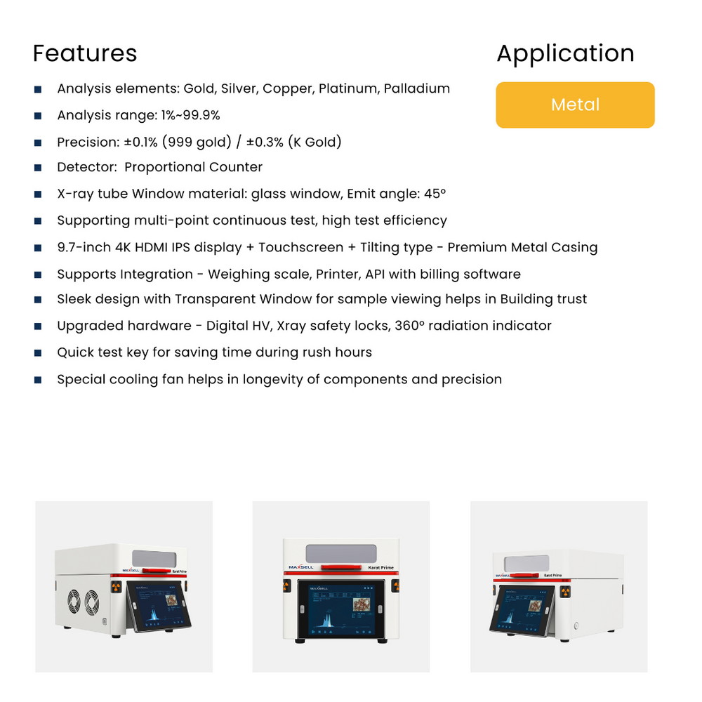 Karat prime Gold Purity Testing Machine