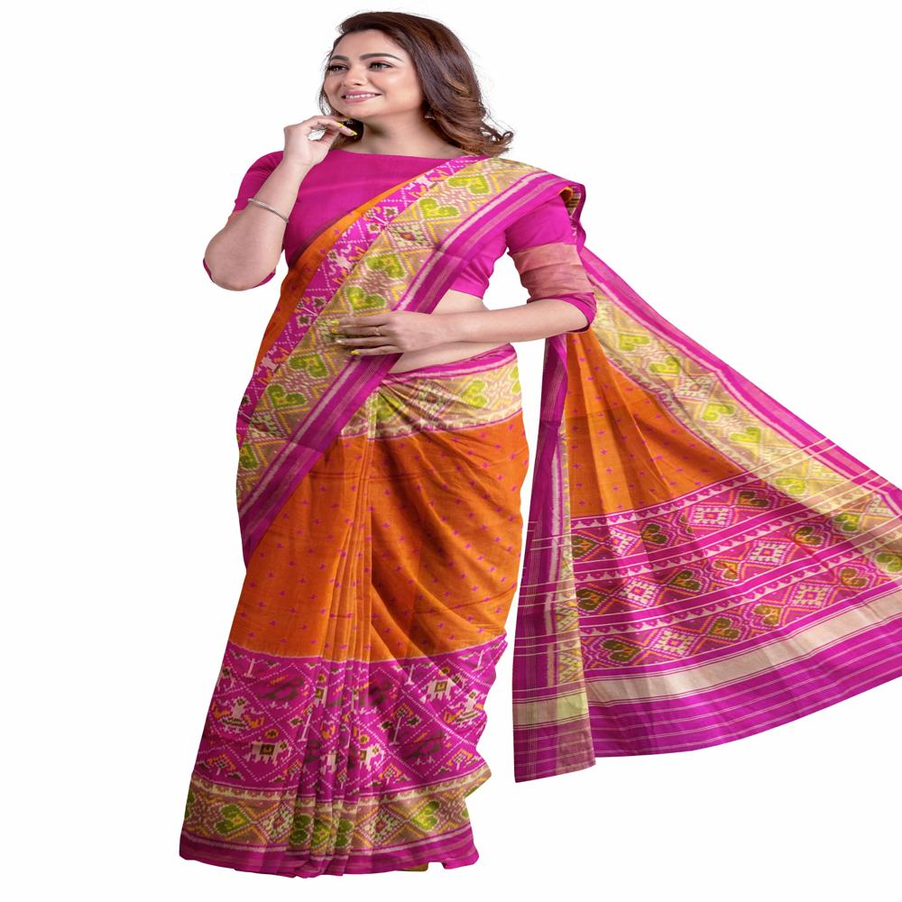 Scutt Border Rajkot Patola Saree
