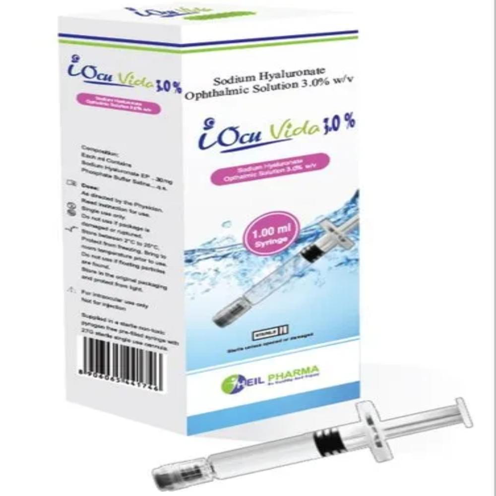 I Ocu Vida And The Sodium Hyaluronate Ophthalmic Solution 1%  Prefilled Syringes 1Ml