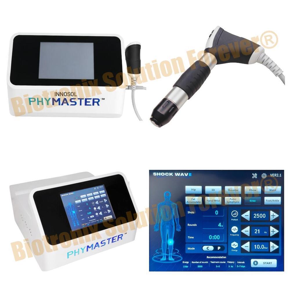 Phymaster Shockwave Physiotherapy Machine for Pain Relief Therapy