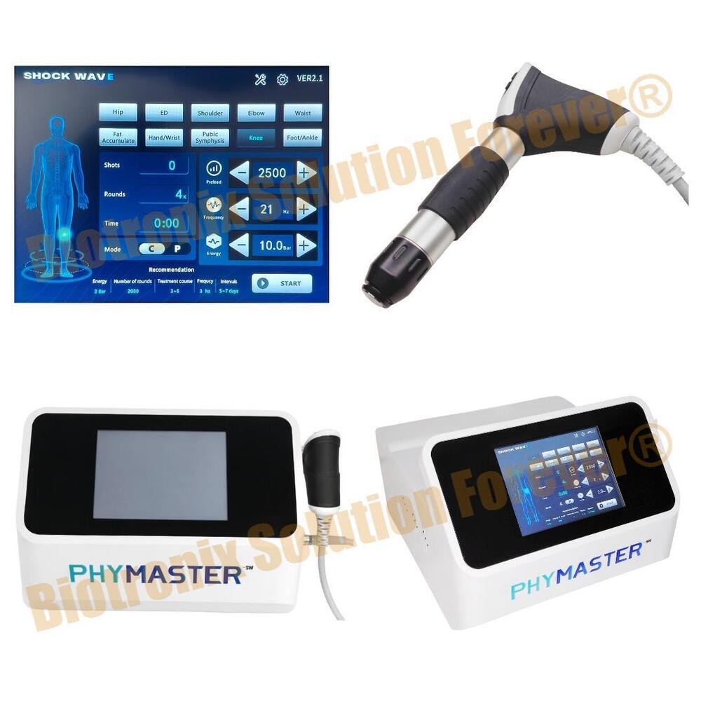 Phymaster Shockwave Shockwave Therapy Equipment for Clinical Use