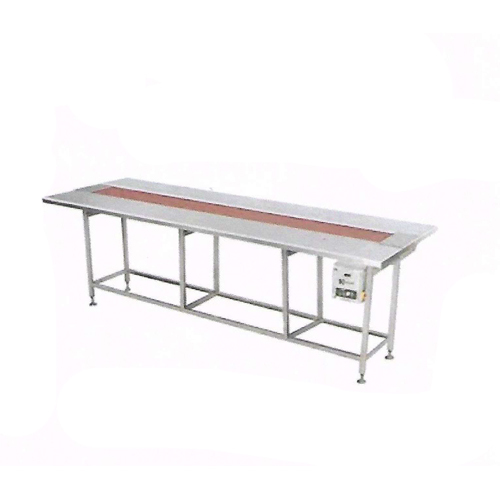Packing Conveyor Belt Type - Color: Stainless Steel Finish / Green