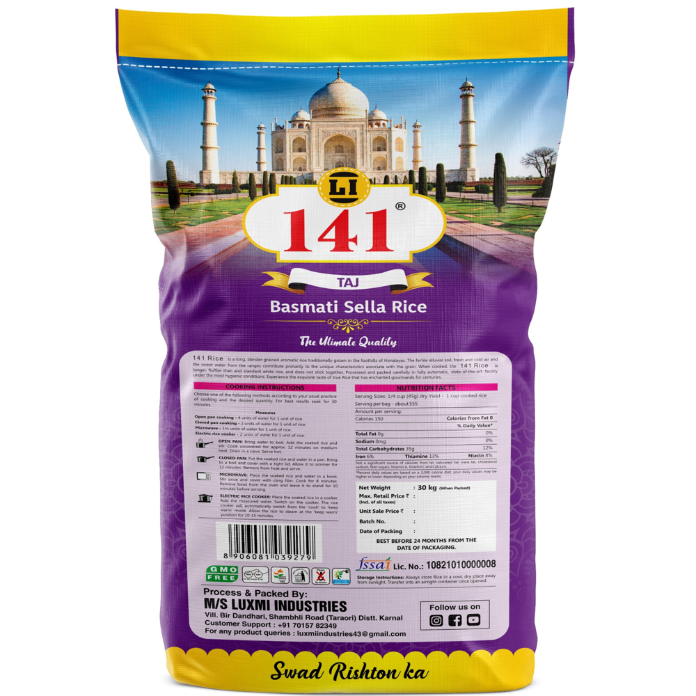 Taj Basmati Sella Rice