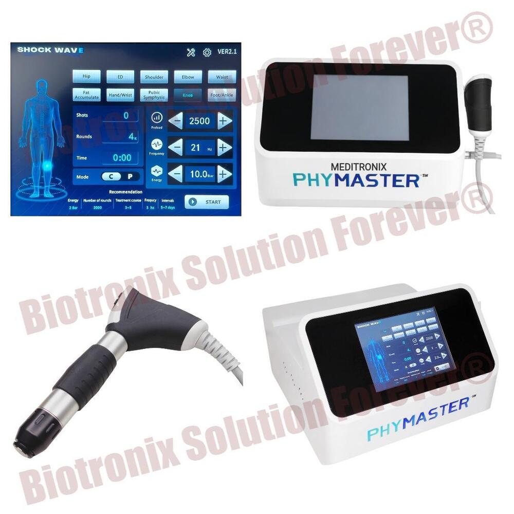 Phymaster Shockwave Therapy Machine for Orthopedic Physiotherapy