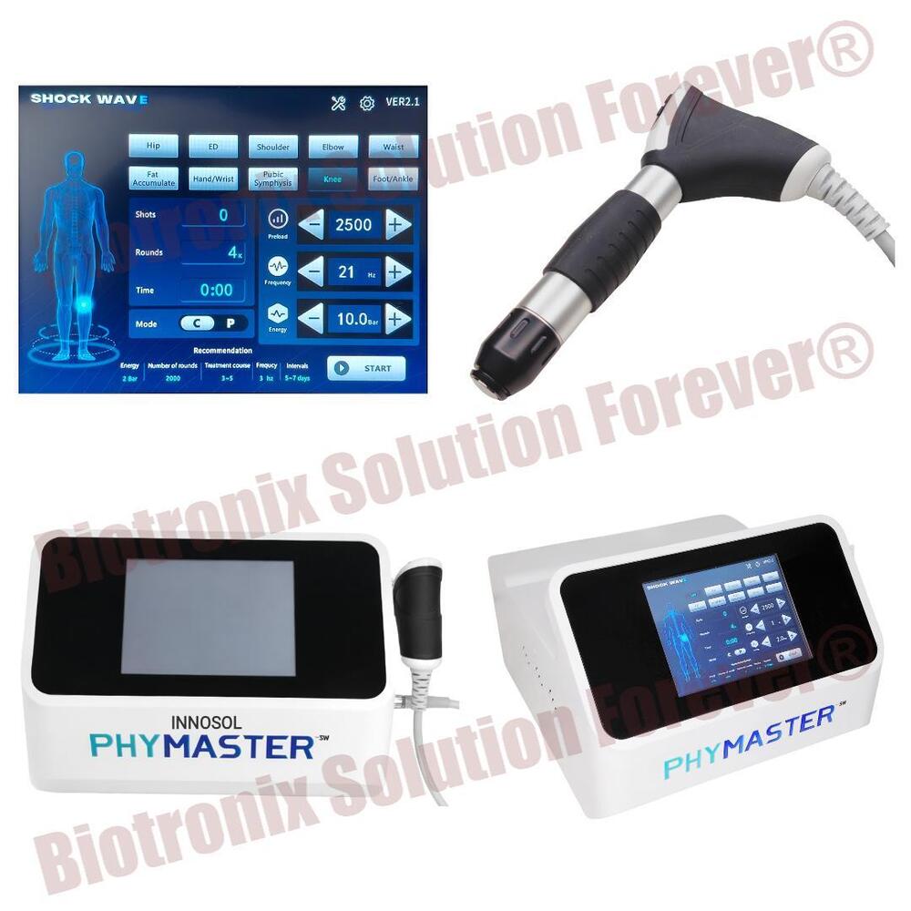 Phymaster Shockwave Therapy Machine for Orthopedic Physiotherapy