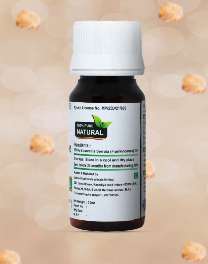 Turcy Frankincense Essential Oil |Natural  Skin Glow, Scar Care & Hair Growth(30ml)