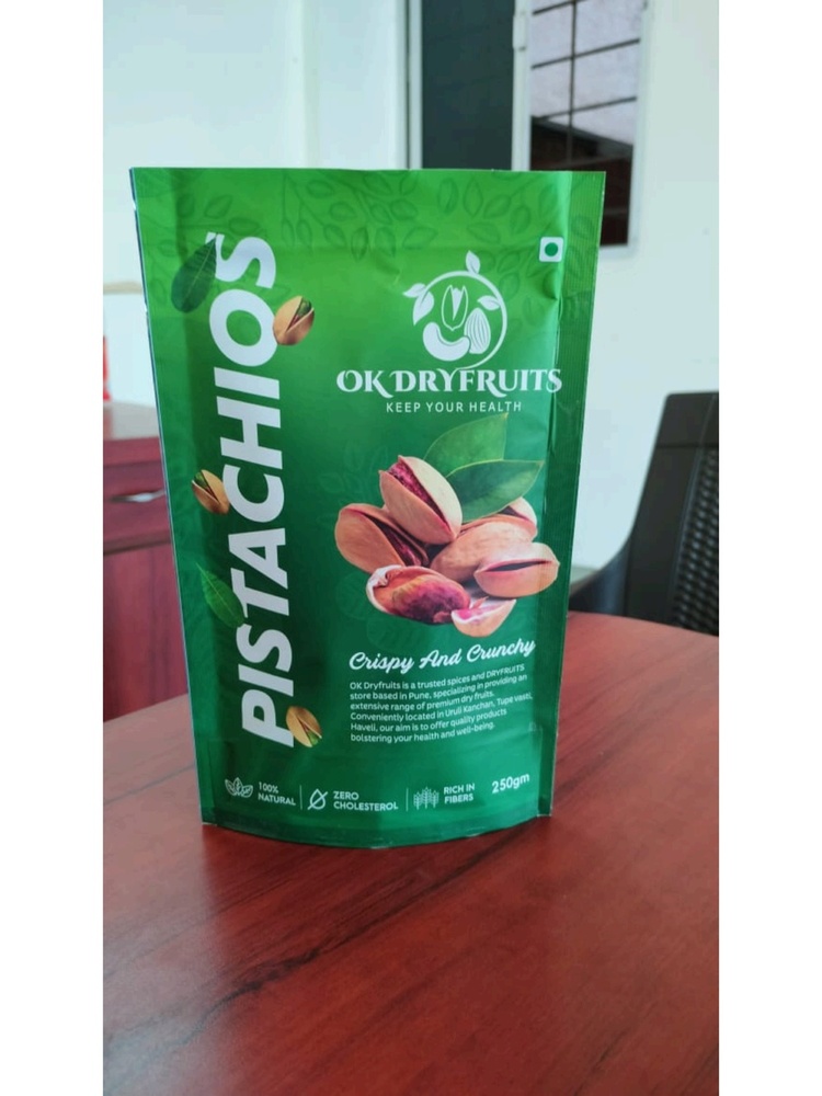 Laminated Standup Pouches With Ziplock - Color: Silver / Metallic