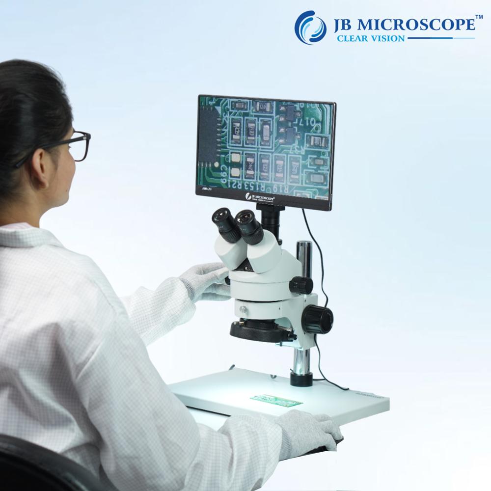 PCB Inspection Stereo Zoom Microscope JBM-LCD2