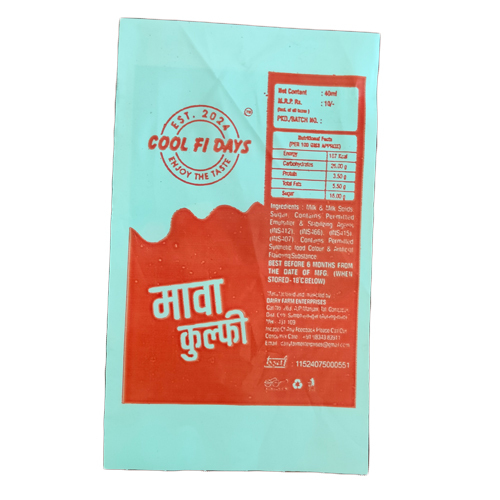Kulfi Packing Pouch