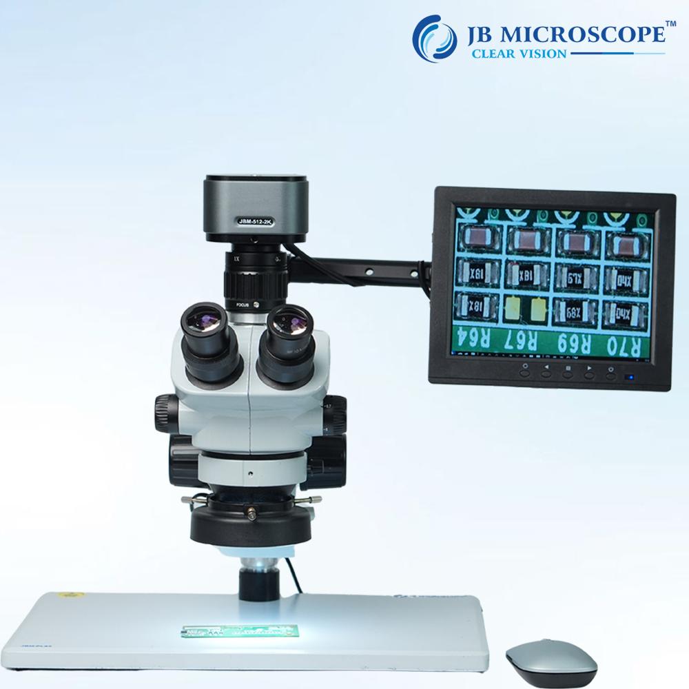 Stereo Zoom Microscope Jbm-750T - Coarse Adjustment Range: 35 Mm