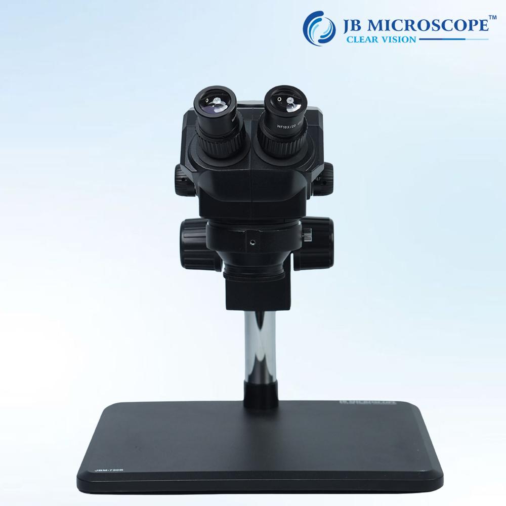 Stereo Zoom Microscopejbm-750b - Coarse Adjustment Range: 50 Mm Via Rack And Pinion Mechanism