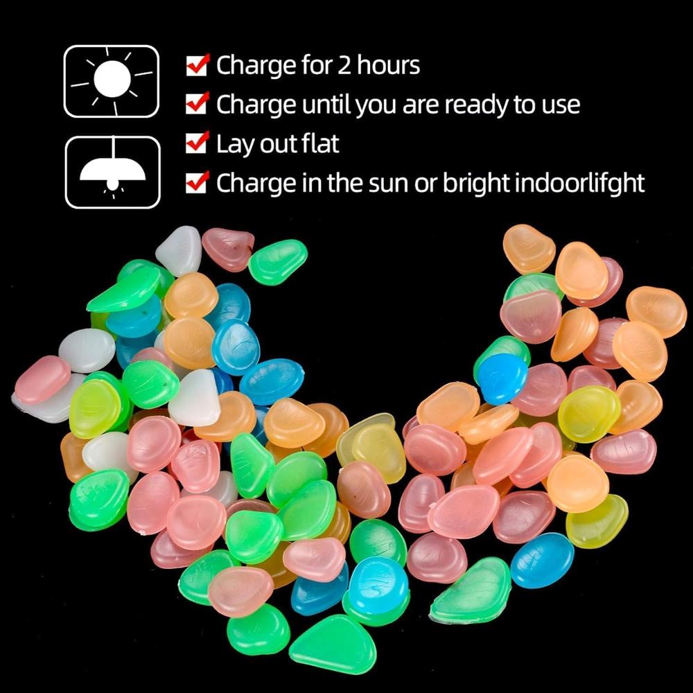 Glow In The Dark Rocks 100 pcs