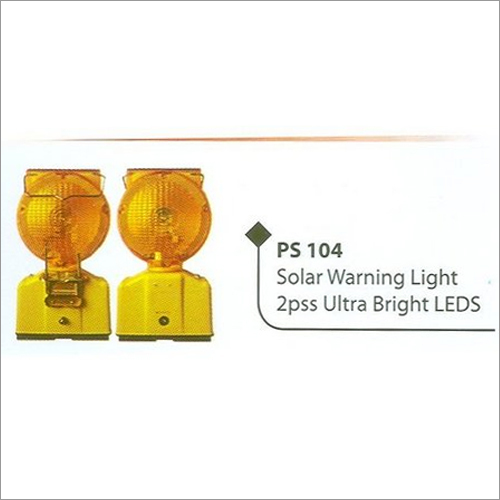 सौर ऊर्जा से चलने वाला चेतावनी लाइट