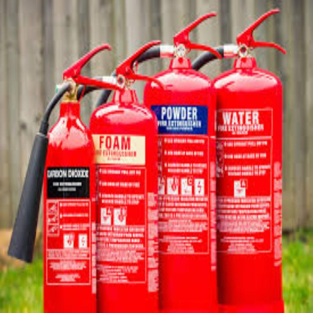 Dry Powder Fire Extinguisher - Color: Red