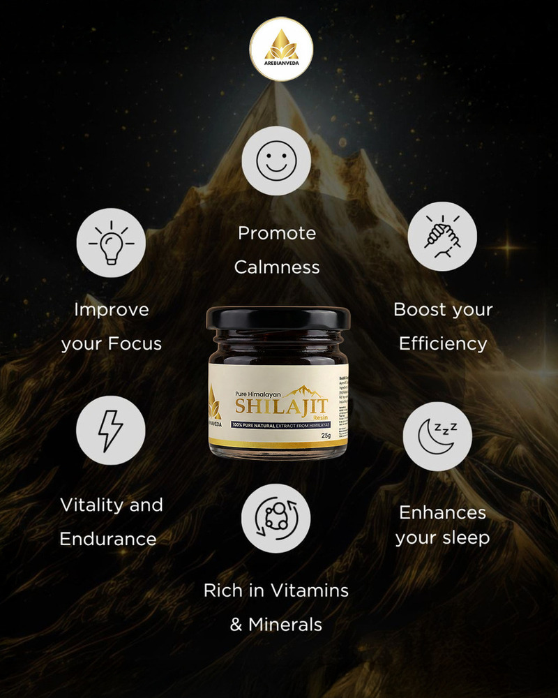 25 Gm Pure Himalayan Shilajit - Advantage: Contains Fulvic Acid at Best ...