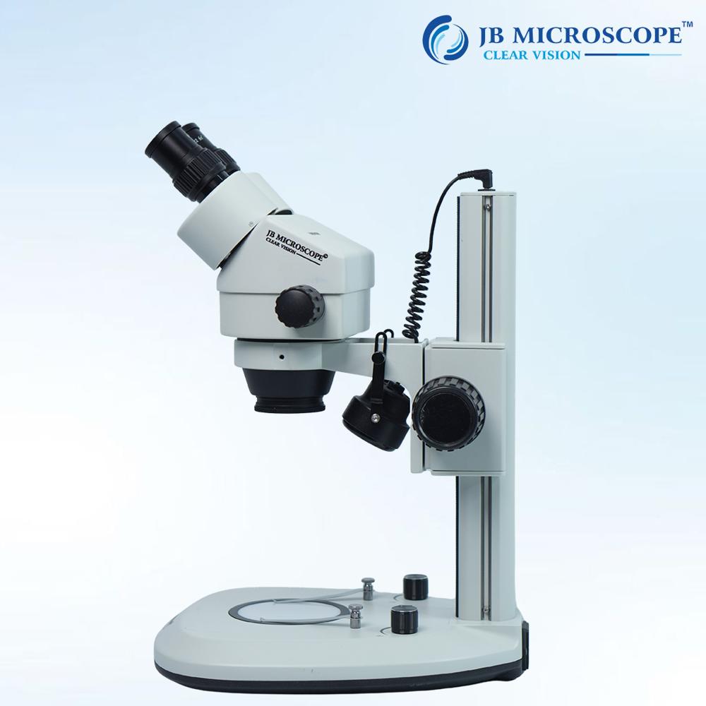 Stereo Zoom Microscope Jbm-85r4l - Coarse Adjustment Range: Approx 50 Mm Vertical Movement.