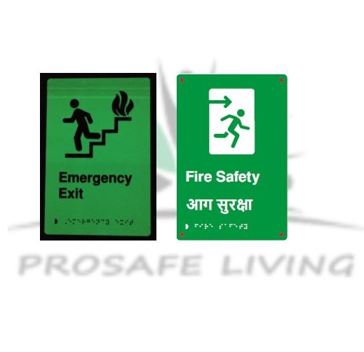 Illuminated Braille Signage