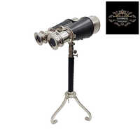 Nautical Brass Marine Leather Binocular Telescope
